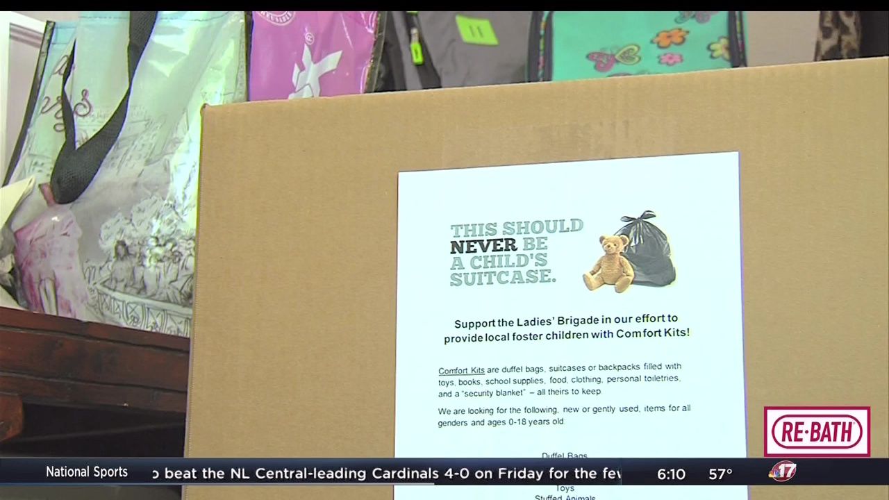 Ladies Brigade collecting supplies to help foster kids